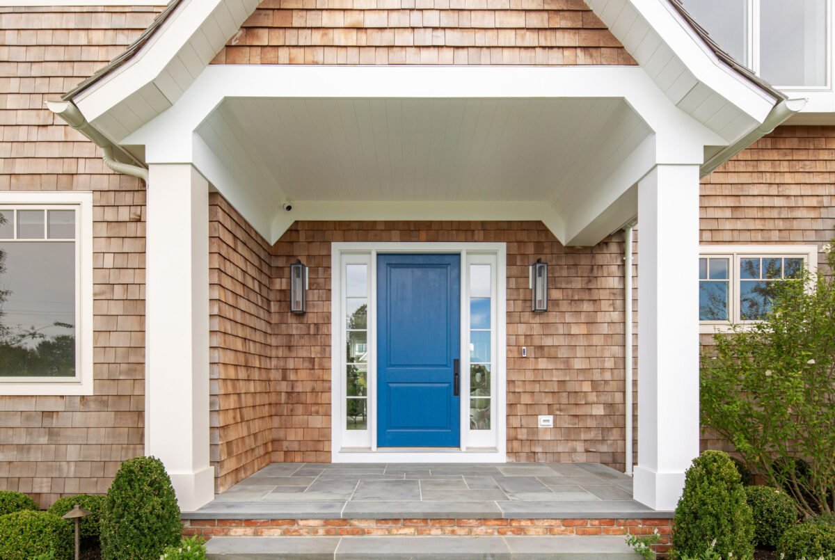 Entrance at House Front Exterior, Daytime