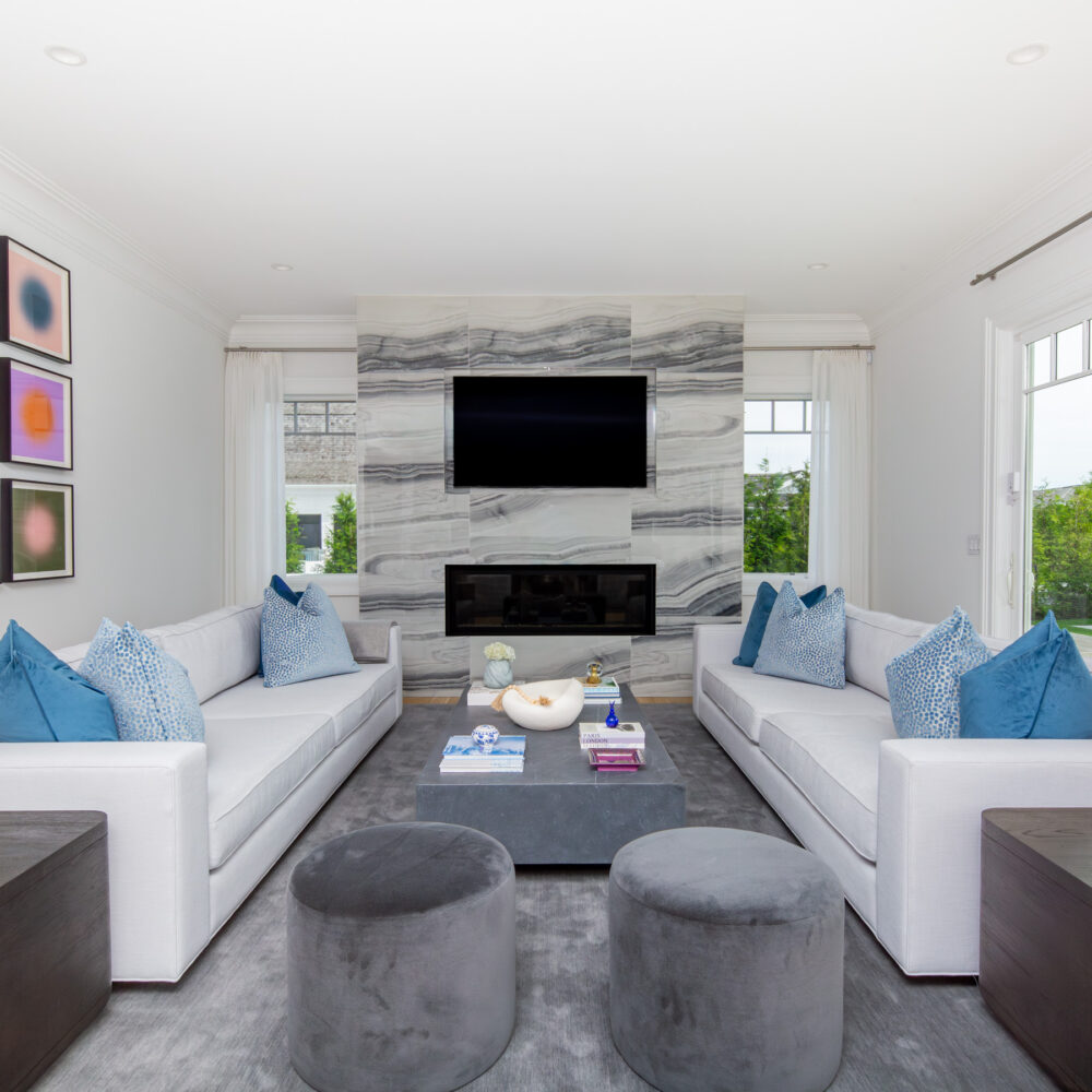 Living Room With TV - Main Level