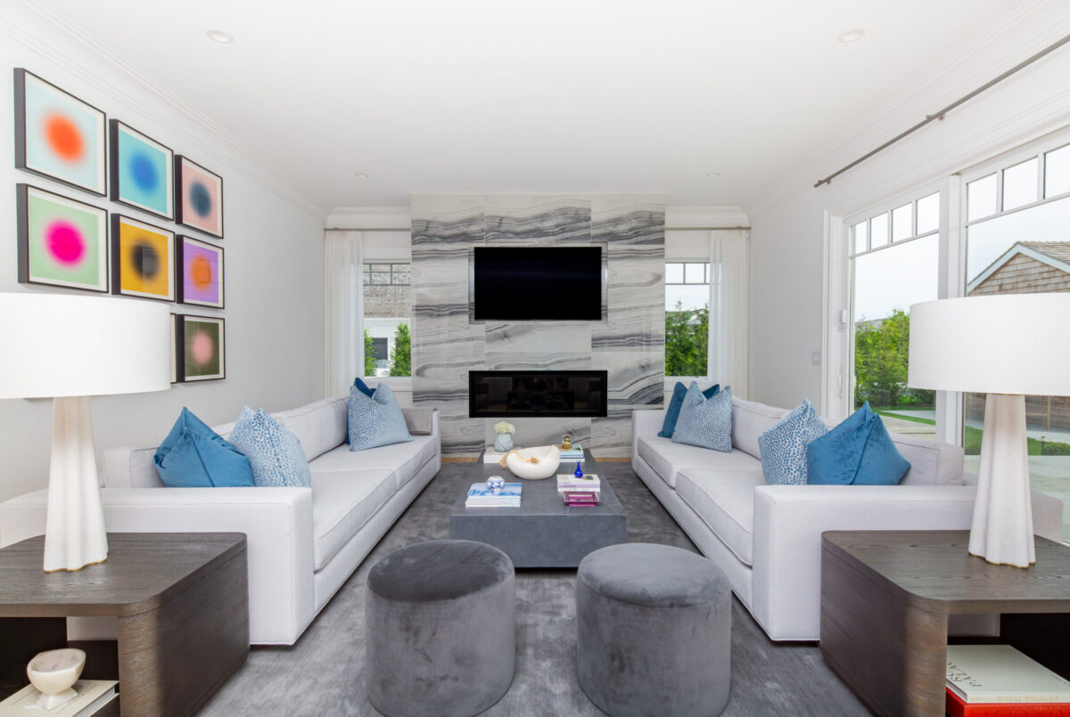 Living Room With TV - Main Level