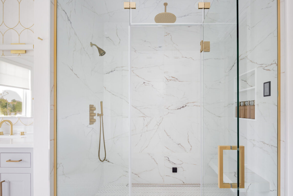 Primary Suite Bathroom Shower - Upper Level